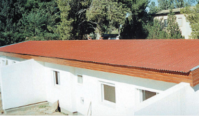 Corrugated polycarbonate roofing panels