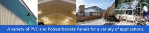 pvc siding & roofing panels